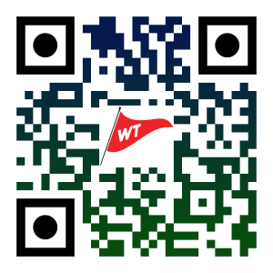 A qr code with the words " wt " on it.